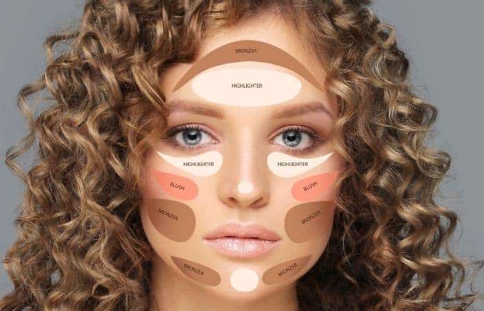 How to look more feminine in the face with contouring