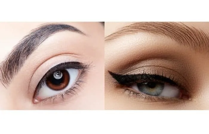 How to look more feminine in the face with applying eyeliners 