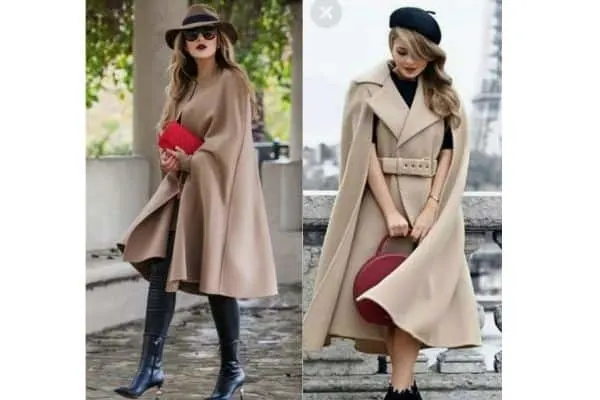 How to wear a cape coat?