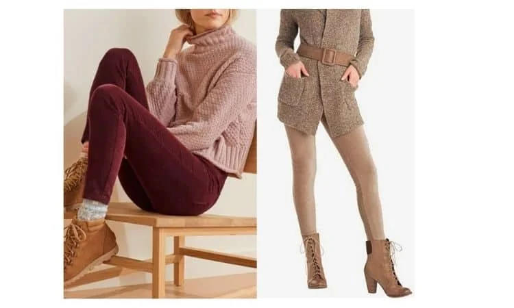 what to wear with corduroy leggings