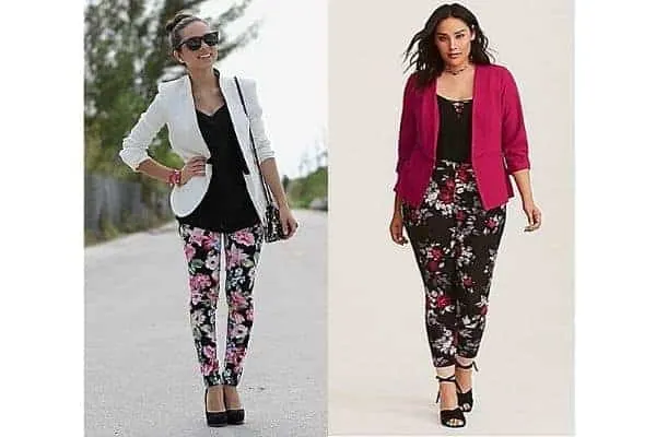 What to wear with floral leggings