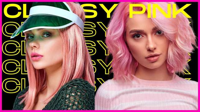 what to wear with pink hair
