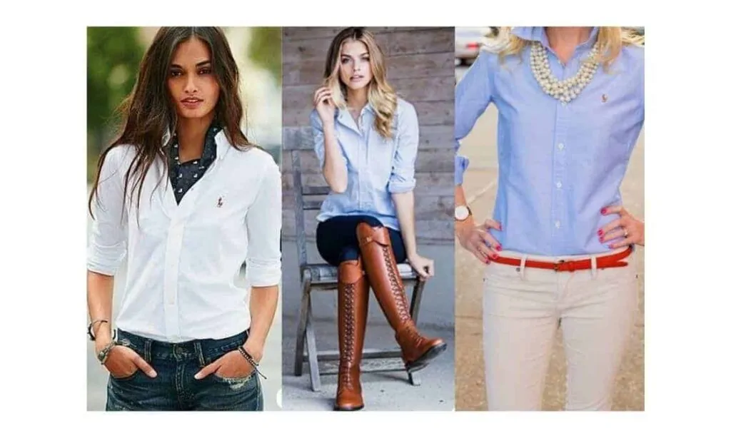 how to wear oxford shirt female ladies