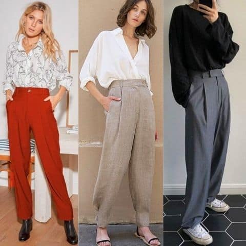 how to wear dress pants casually female