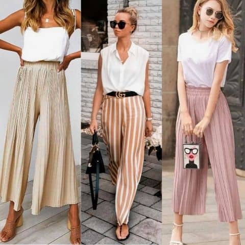 what to wear with striped pants