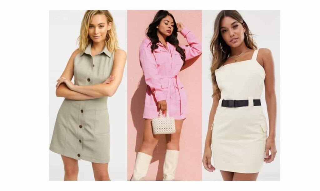 what to wear with a utility dress