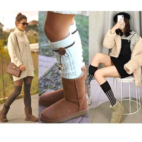 how to wear UGG boots, wear UGG boots with socks