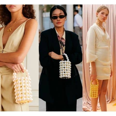 what to wear with a beaded bag
