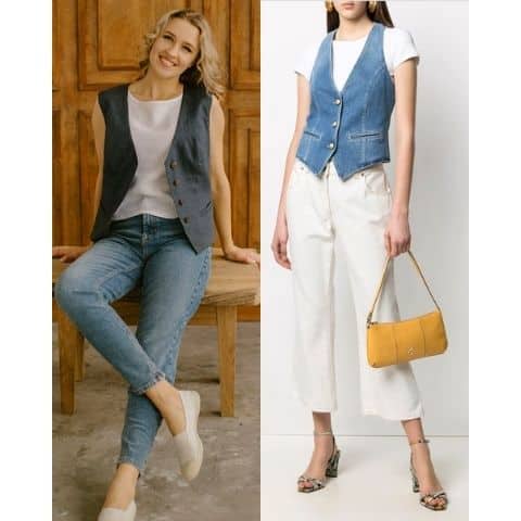 how to dress down waistcoat casually female, waistcoat outfit tips