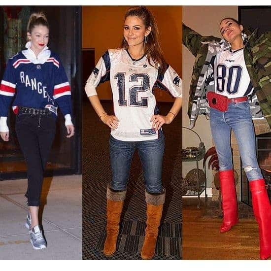 football jersey outfit girl, football jersey outfit ideas