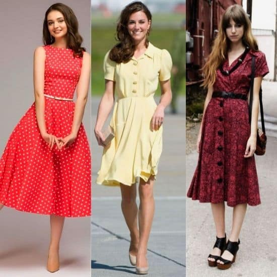 what to wear with a tea dress, what shoes to wear with tea dress, what jacket to wear with tea dress