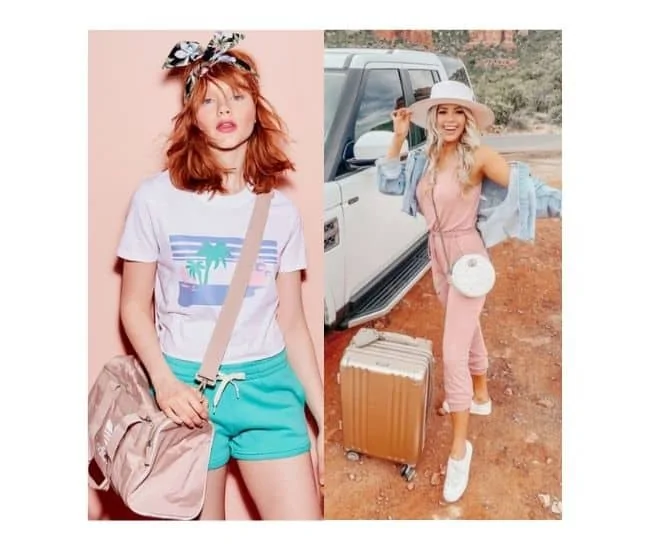 spring road trip outfit ideas, comfy road trip outfit ideas