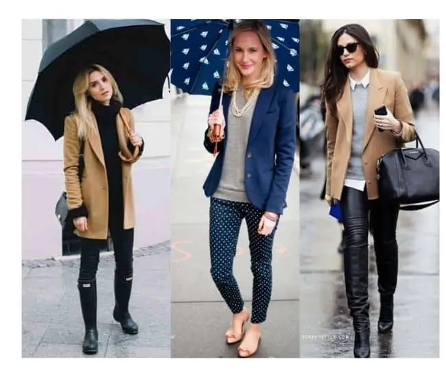 rainy day outfit ideas for work