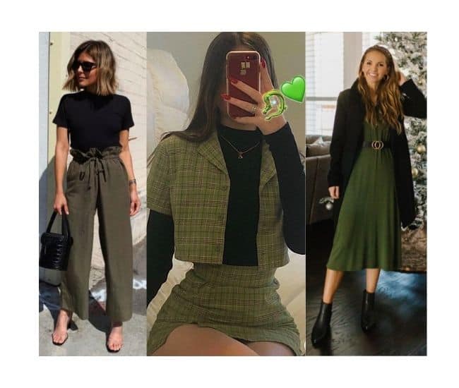 what color to wear with sage green