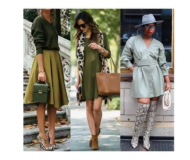 what to wear with sage green 