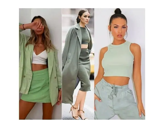 what to wear with sage green