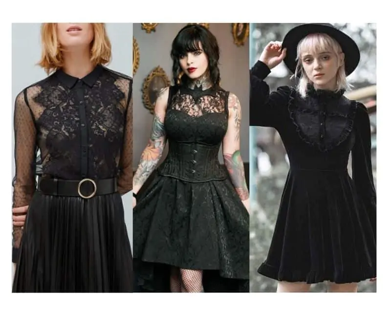 HOW TO DRESS GOTHIC VICTORIAN LOOK modern