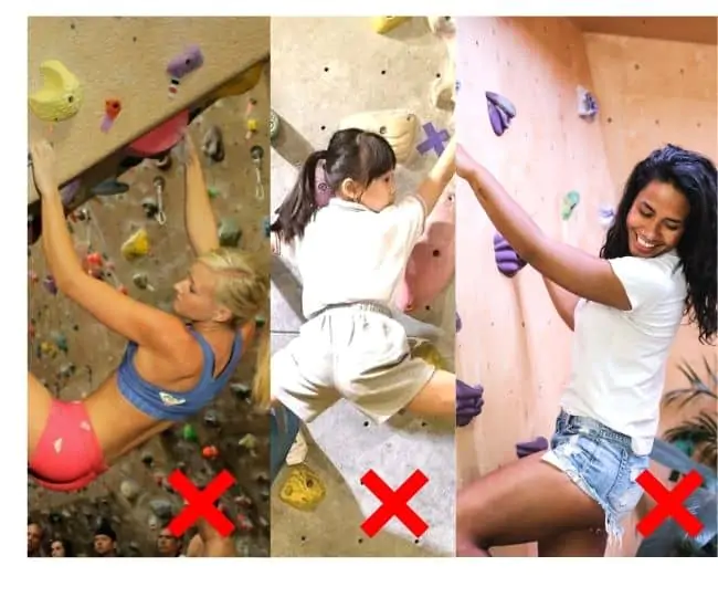 what to wear for indoor rock climbing date