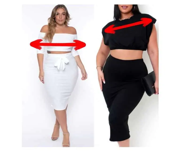 how to wear crop top curvy & plus size