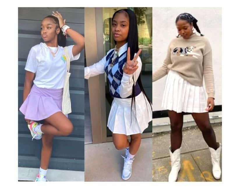 black teenage girl back to school outfit ideas