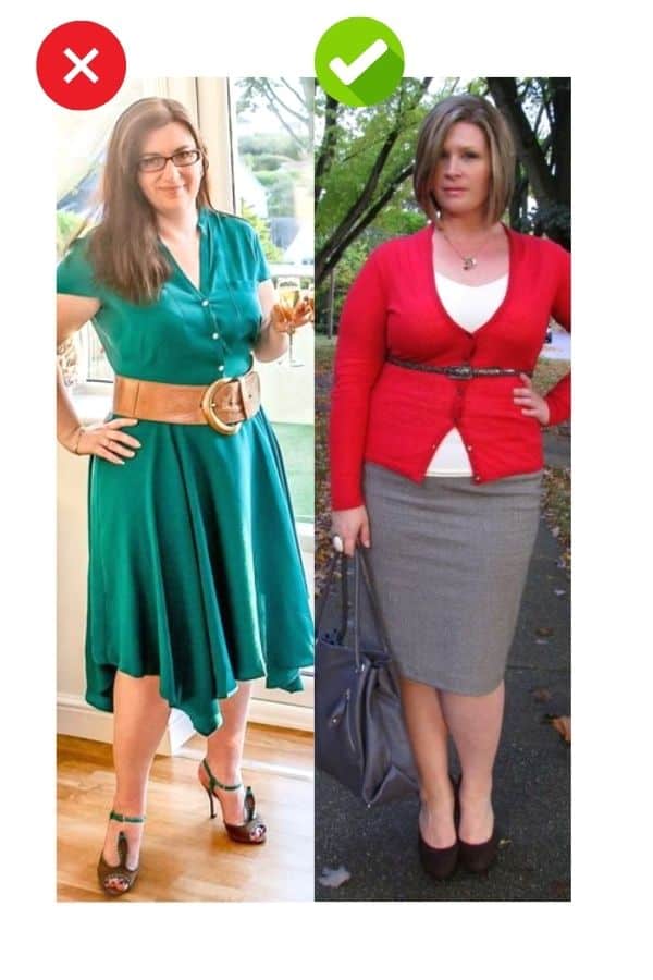 How to dress slimmer plus size