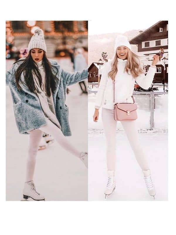 aesthetic ice skating outfits winter