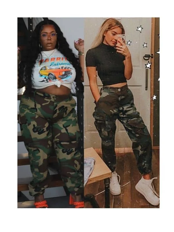 camo joggers outfit ideas