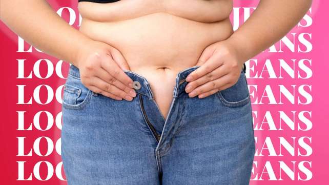 How to fix a muffin top in jeans