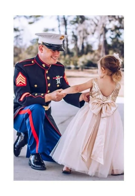 Marine homecoming daddy daughter