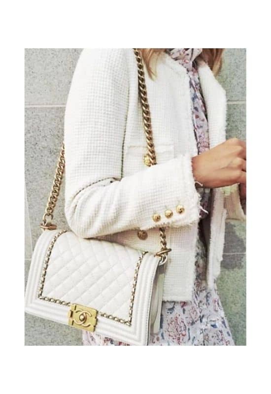 Chanel small bag outfit