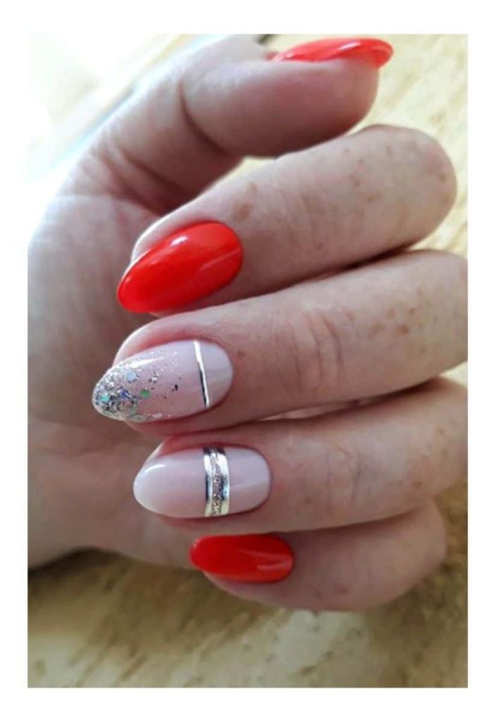 red nail designs for birthday