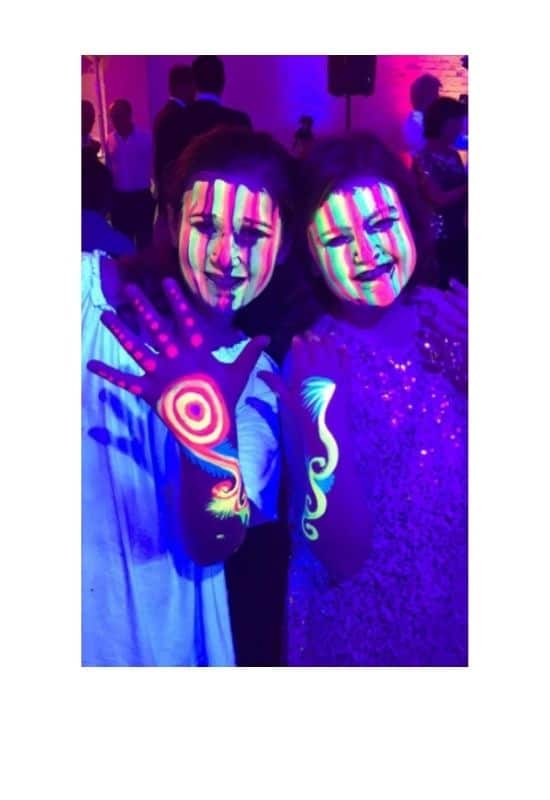 What to wear to a glow paint party