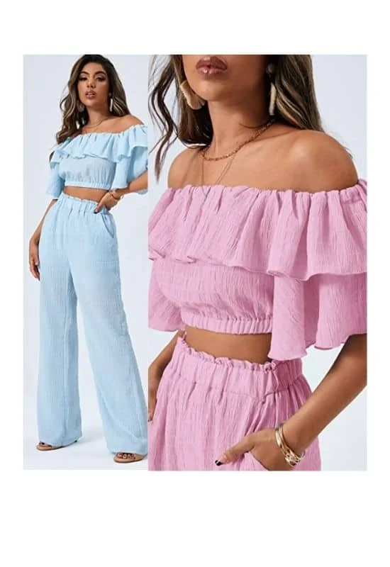 A cute co-ord set for resort day