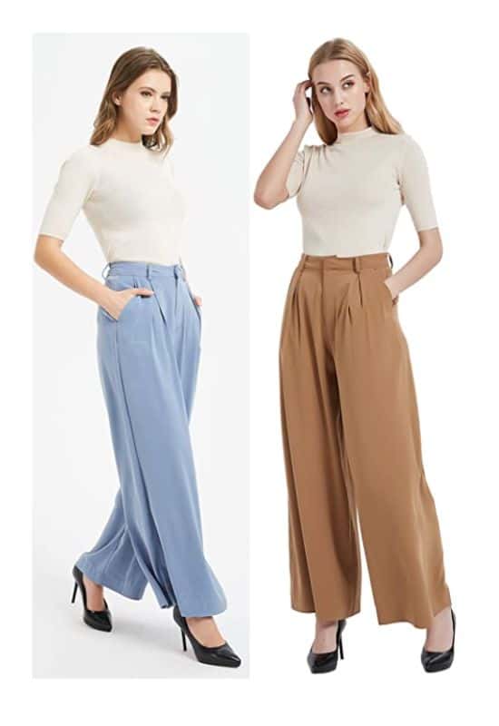 tall and skinny flared pants 