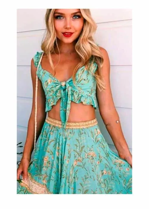 summer jasmine inspired dress