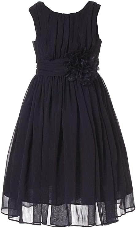 All-Black Short Formal Dress For juniors 