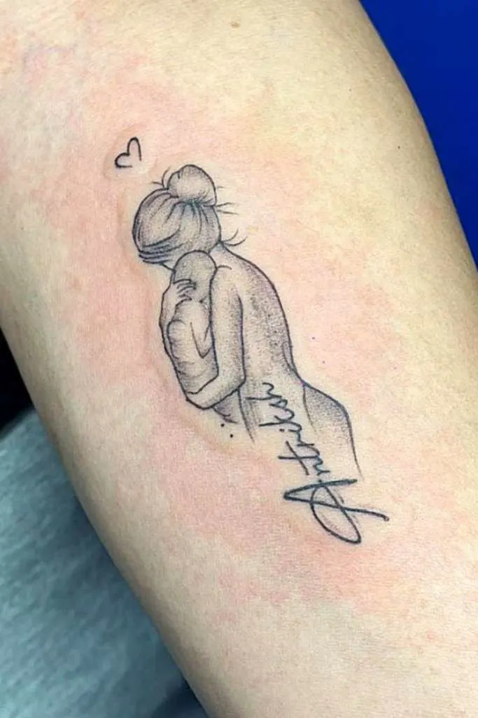 Mom tattoo for daughter
