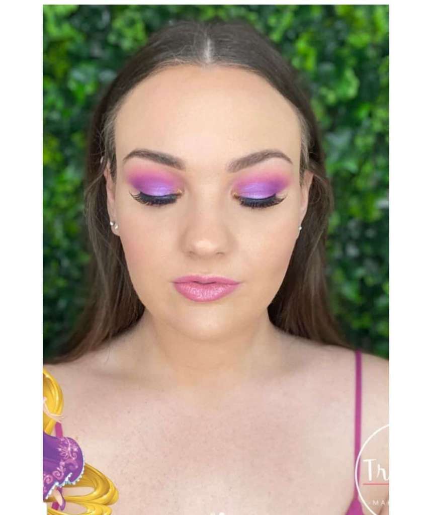 Rapunzel inspired makeup