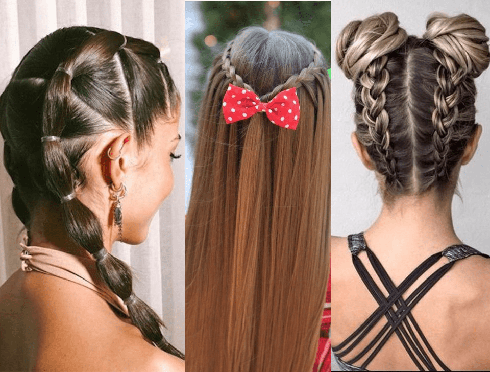 Hairstyle for middle school dance