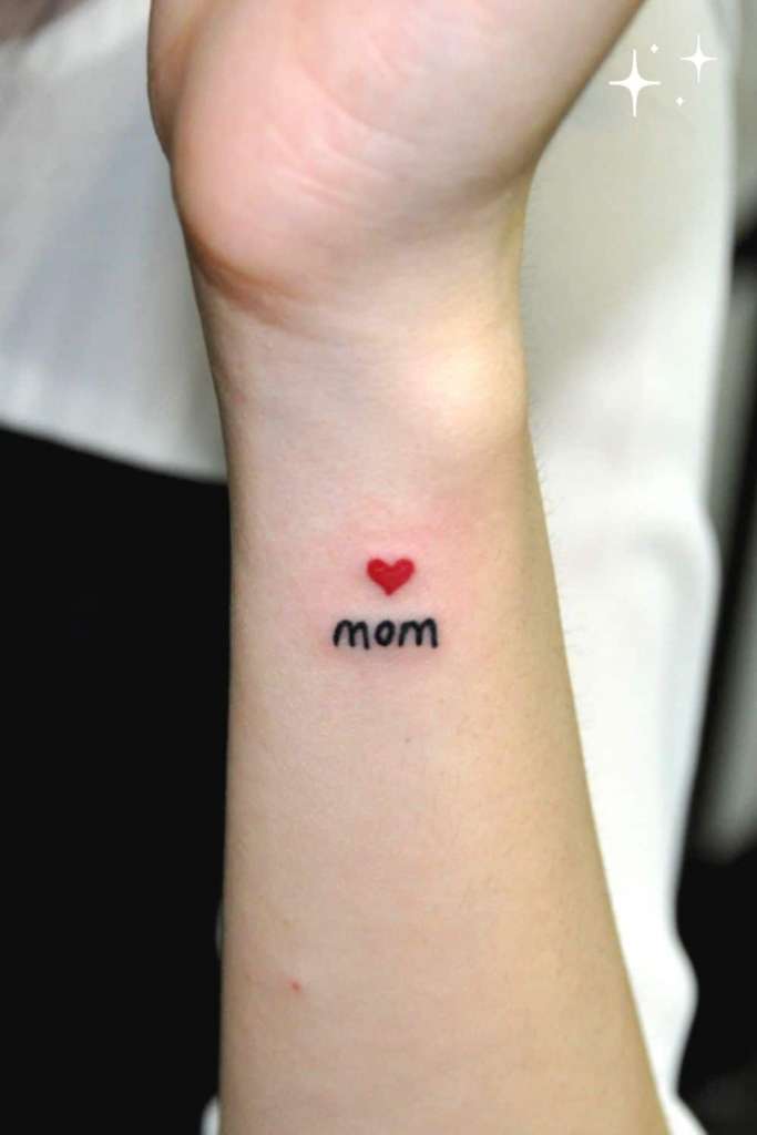 Small meaningful mom tattoo
