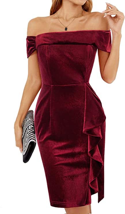 Velvet dress Amazon 