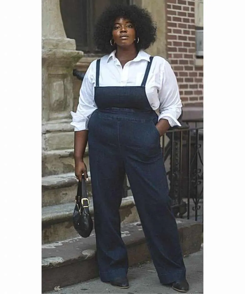 How to wear dungarees plus size
