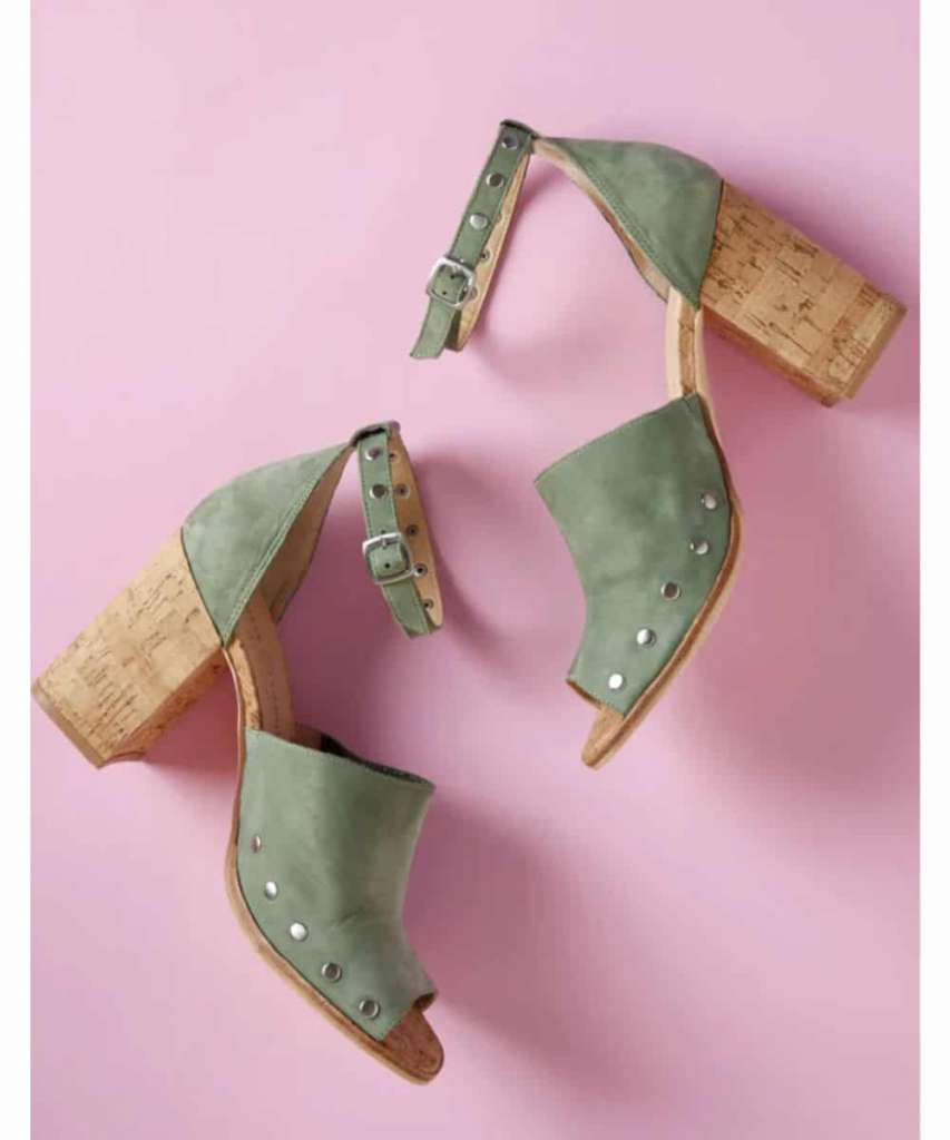 sage green shoes