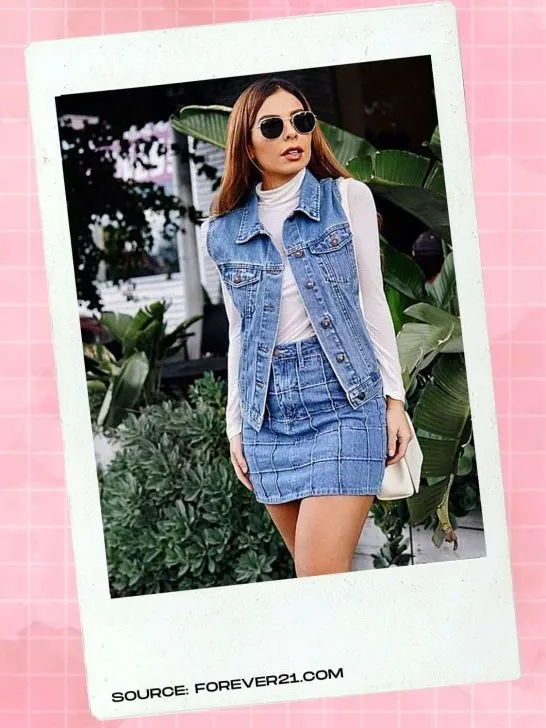 How To Style Jean Jackets: 12 Outfit Ideas To Copy | Jacket outfit women,  Blue jean jacket outfits, Jean jacket outfits