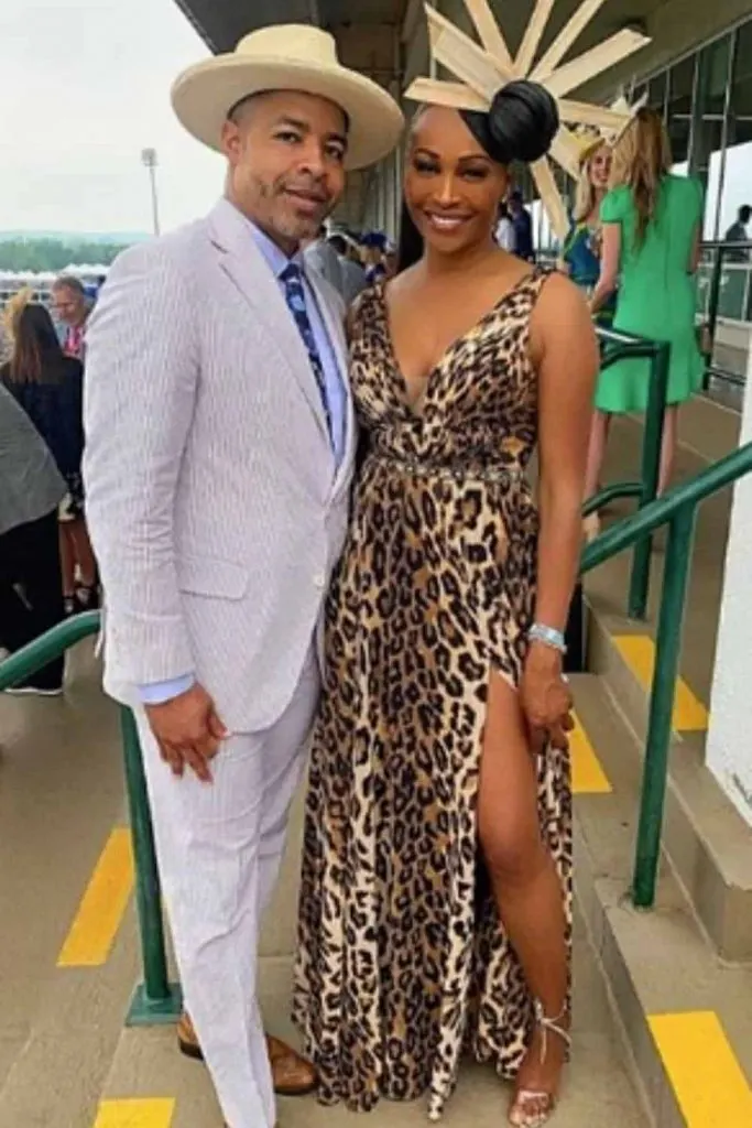 couple kentucky derby outfit
