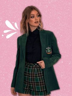 Slytherin inspired outfits Harry Potter