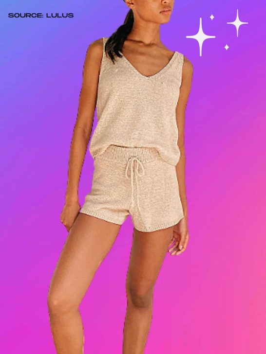What to wear with knit shorts? 20 cute outfits!