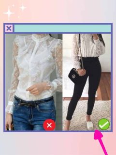 how to wear a blouse with jeans