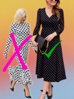 how to wear polka dots to funeral