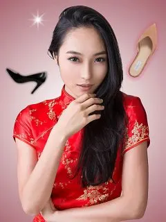 shoes to wear with Chinese qipao